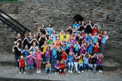 Gruppe-Kids-Herzen
